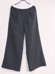 Grey Wide Leg Pants - Y2K-Inspired, Casual Loose Fit, Non-Stretch Polyester, Machine Washable for Women voguable