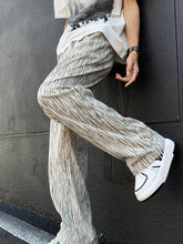 Loose Fit Wide Leg Striped Drawstring Pants - Men's Casual Machine Washable for Outdoor Activities & Leisure gotmes-shop