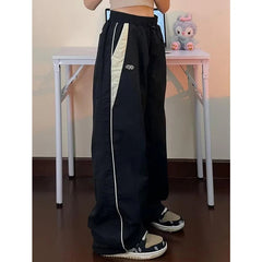 Women Baggy Harajuku Cargo Pants Streetwear Hip Hop Wide Leg Pant Parachute Sweatpants Techwear Joggers Oversized Y2K Trousers voguable