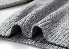 Vintage Half Zipper Mens Pullover Sweater Clothing Spring Autumn Knit wear Men's coat Sweater Male New voguable