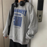 Voguable Autumn Thin Pullover Women Jumper Letter Sweatshirt Korean Casual Loose Tops Sweatshirt Vintage Harajuku Hoodie Polerones Mujer voguable