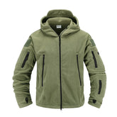 Tactical Fleece Jacket Military Uniform Soft Shell Casual Hooded Jacket Men Thermal Army Clothing voguable
