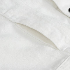 Voguable Men's slim fit white denim vest Black buttons holes ripped jean waistcoat Tank top voguable