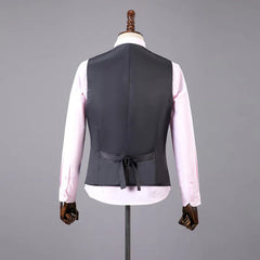Voguable Men Suits Latest Coat Plaid Design Tailor-Made Tuxedo 3 Pieces Blazer Groom Groomsman Wedding Business Causal Party Singer voguable