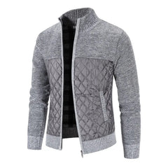 2024 New Autumn Winter Jacket Men Warm Cashmere Casual Wool Zipper Slim Fit Fleece Jacket Men Coat Dress Knitwear Male Coats voguable