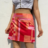 Harajuku Print Korean Y2K Cute Mini Skirts Women Summer Clubwear Aesthetic 2000s Outfits Streetwear Fashion Skirts Cuteandpscho voguable