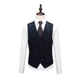 Voguable Latest Design Men Suits 3 Pieces Single Breasted England Style High Quality Slim Fit Formal Business Wedding Causal Prom voguable