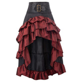 New Halloween Costumes for Women Adult Medieval Dress Vintage Renaissance Ruffle Skirt Carnival Performance Middle Ages Dresses voguable