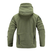 Tactical Fleece Jacket Military Uniform Soft Shell Casual Hooded Jacket Men Thermal Army Clothing voguable