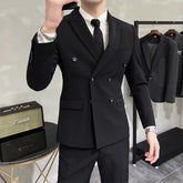 Voguable suits men Casual Suit Jacket Men's Spring and Autumn Wide Songbang Chuangwei Shoulder Pad Light Business Single Suit Jacket voguable