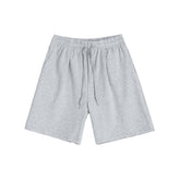 Voguable boy outfits Myq Simple Solid Color Casual Shorts Men's Summer Loose Cropped Sports Pants Korean Style Trendy Straight Pants voguable