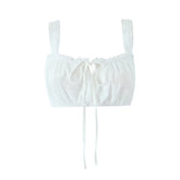 Voguable dti outfits French Style Suit Women's New off-Neck Lace Short Top + High Waist Lace-up Stitching Dress voguable