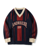 Voguable mens winter fashion Zichi Clothing Club Autumn New American Color Matching Knitted Design Men and Women Couple All-Match Casual Sweater voguable