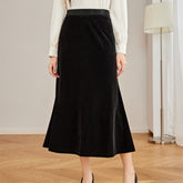 Voguable men’s fashion Long New High Waist Skirt Fishtail Long Skirt Fishtail Skirt Autumn and Winter High-End Skirt voguable