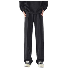 Voguable black men fashion urban Italian Style Naples Suit Pants Draping High-Grade Suit Pants Ruan Handsome Loose Straight Casual Pants voguable