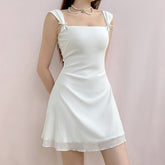 Voguable outfit inspo Spring and Summer Women's Clothing Style Street Hot Girl Fashion Front and Back Wear Chiffon Sling Dress Women voguable