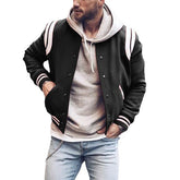 Voguable bomber jacket Winter New Preppy Style Jacket Men's Casual Short Baseball Uniform Men's Jacket 03 voguable