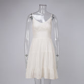 Voguable summer outfits inspo Linen Sling Dress Summer Sleeveless Sexy Slim-Fit Back Dress for Hot Girls voguable