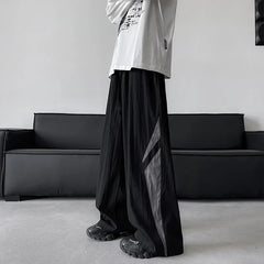 Unisex Summer Outdoor Loose Casual Pants men Sports Trousers Two Tone Design Lightweight Breathable Hiking Travel Elastic Waist voguable