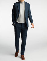 Voguable New Men's Suit Two Buttons 2 Pieces Blazer Pants Buckle Work Wool Wear Checkered Wedding Prom voguable