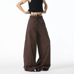 Straight Leg Loose Fit Elastic Waist Outdoor Sports Pants mens Casual Comfort Jogging Hiking Travel Lightweight Durable Trendy voguable