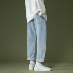 Black Jeans Men Oversized Fashion Casual Wide Leg Jeans Men Streetwear Hip-hop Loose Blue Jeans Mens Vintage Denim Pants M-3XL voguable