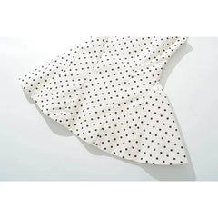 Hotsweet Women Vintage Polka Dot Slim Sling Dress Sexy Sleeveless Low Waist A-line Summer Mini Dresses Lace Up Robe