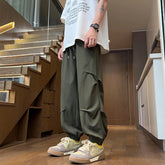 Voguable S-XXXL Techwear Drawstring Elastic Waist Punk Jogger Harem Pants Streetwear Casual Stretwear Summer Trousers for Men Clothing voguable