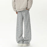 Printed Casual Pants Men Fashion Oversized Wide Leg Pants Men Streetwear Hip-hop Loose Straight Pants Mens Joggers Trousers voguable