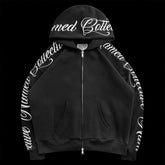 American Winter Sweatshirt Y2k Gothic Hip Hop Couple Hoodies Print Harajuku Zip Up Oversized Women Punk Grunge Black Jacket voguable