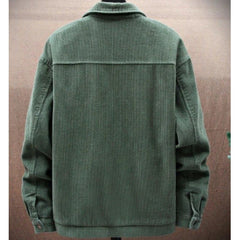 Voguable High Quality Men's Corduroy Coats 2023 New Spring Autumn Casual Multi-pocket Thin Bomber Jackets Men Workwear Oversize M-5XL voguable