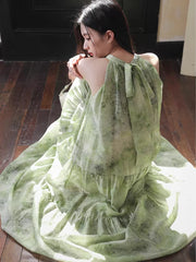 Voguable 2024 Summer Elegant Vintage Dress Women Evening Party Slim French Dress Office Lady Casual Sleeveless Midi Dress Korean Fashion voguable