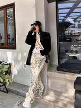 Baggy Wide Leg Jeans Women High Waisted Retro Leopard Print Straight Jeans High Street Streetwear Y2k Vintage Denim Trousers voguable