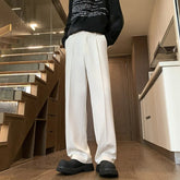 Black Suit Pants Men Fashion Society Mens Dress Pants Korean Straight Casual Pants Mens Office Formal Pants Large Size 5XL voguable