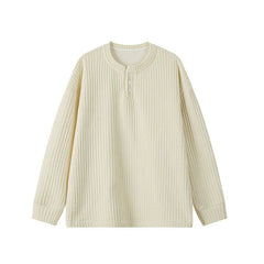 Long Sleeved T-shirt Men White Casual Round Neck T Shirt Men Streetwear Korean Loose Pleated T Shirt Mens Top Large Size 4XL voguable