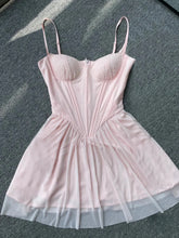 Autumn Mesh Pink Long Sleeve Dress A Line Bodycon Birthday Party Dress Mini Holiday Vacation Dress Women 2023 High Quality voguable