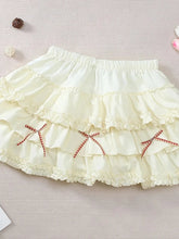 Cute Bow Mini Skirt Women Sweet Fashion High Waist Japan A Line Skirts Casual Chic Summer Female Kawaii Cake Skirt New voguable