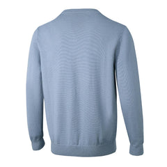 New Japanese Retro Men Sweater Luxury Trendy Plaid Patchwork V Neck Knit Solid Color Pullover Leisure Loose Long Sleeve Knitwear voguable