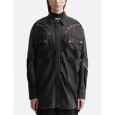 Fashion Women's Coat Loose Lapel Single Breasted Full Sleeve Lace Splited Solid Color Denim Jackets Summer New voguable