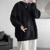 Fashion Mens Sweaters Woolen Streetwear Knitted Pullovers Size M-8XL gotmes-shop