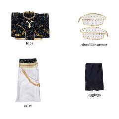 KPop Zoey Cosplay Costume Wig Shoes Black Coat Singing Suit Song-Promotion Costume Women Halloween Party Role Playing Outfit voguable