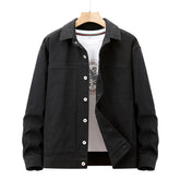 Male American Casual Jackets Versatile Lapel Collars Multiple Pockets Workwear Tops Solid Color High Quality Men's Clothing voguable