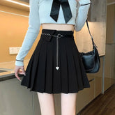 Voguable Design-sensible Pleated Skirt for Women in Autumn and Winter New Style, Small Slim A-line Short Skirt High-waisted Skirt voguable