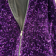 Voguable Spring Autumn Loose Jacket Long Sleeved Casual Fashion Baseball Sequin Women Coats voguable