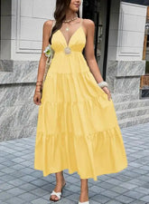 Voguable Summer New Women's Fashion Elegant Style Multi functional Lace Dress Women's Wear voguable