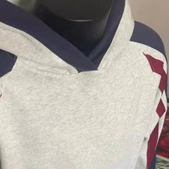 New American Retro Men's Hooded Sweatshirt Casual Harajuku Navy Patchwork Long Sleeve Pullover Autumn High Quality Hoodies M-3XL voguable