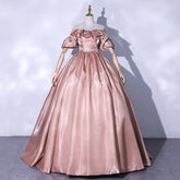 Voguable Puff Sleeve Evening Dress Princess Dress Temperament Bride Simple Wedding Dress Host Long Dresses Wedding Dresses for Women voguable