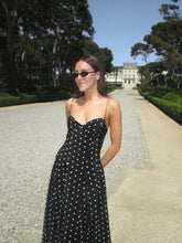 Polka Dot Printed Spaghetti Strap Long Robes Summer Classic High-waist A-line Party Dress Lasy Streetwear Maxi Dresses voguable