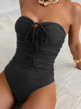 Voguable New Women Female Beach Bikini One Piece Swimsuit Strapless Halter Bathing Suits Sexy Flattering Cover Up Swimwear voguable