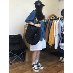 MEXZT Streetwear Pure Cotton Shorts Women Harajuku Oversized Cargo Shorts Summer Korean Black White Wide Leg Sports Short Pants voguable